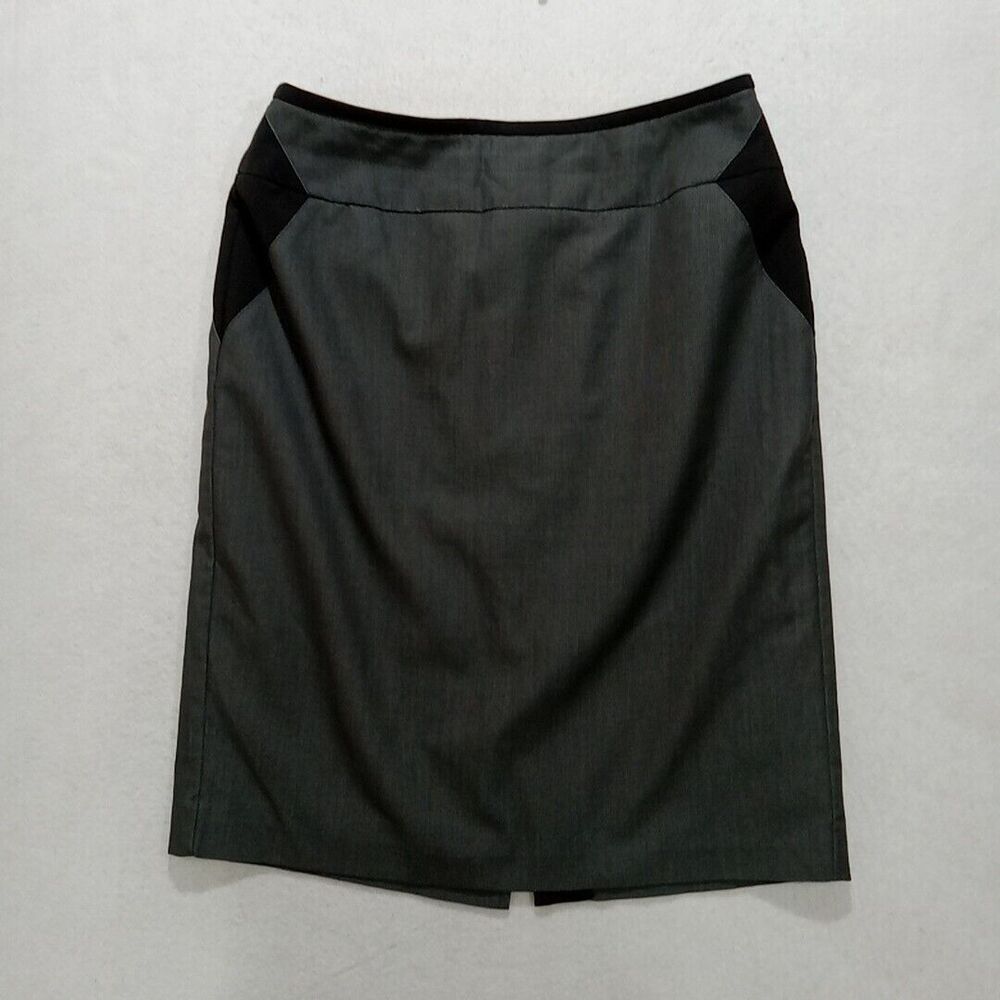 Worthington Skirt Women's Size 6 Gray Black Lined *